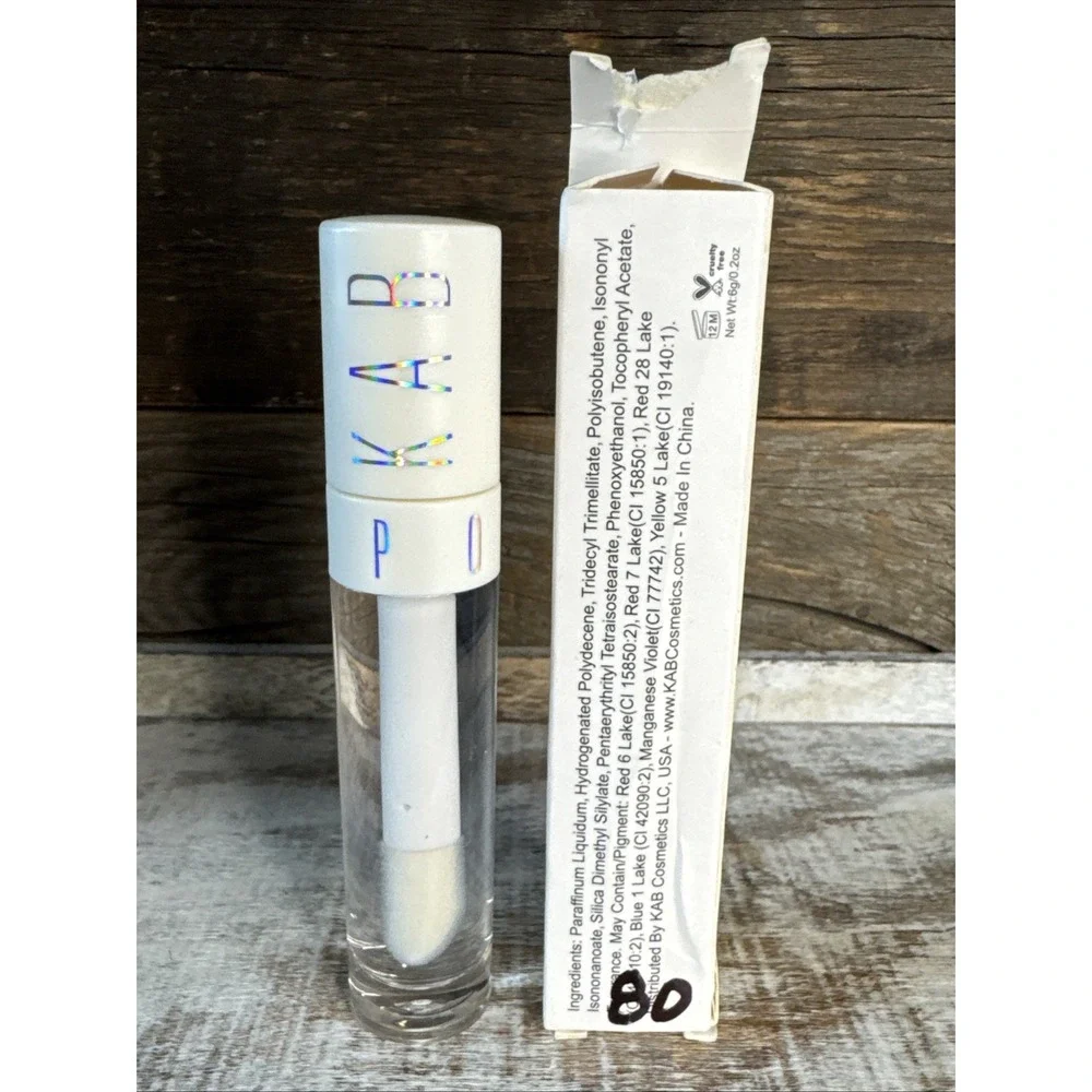 KAB Cosmetics Lip‎ Oil Sugar High Clear NIB | MSRP = $20